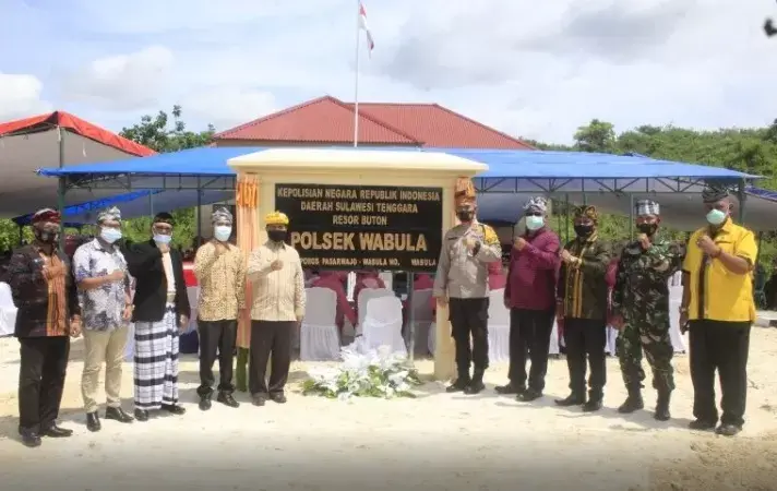 Sub Sektor Wabula Dikukuhkan Menjadi Polsek