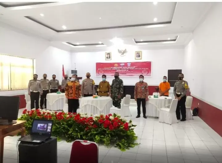 Pemkab dan Polres Buton Ikut Launching Aplikasi SIM Online