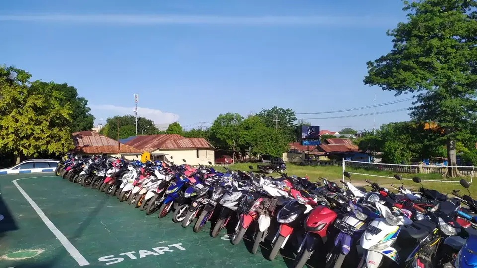 Hari Keenam Ramadan, Satlantas Baubau Amankan 82 Ranmor Balap Liar