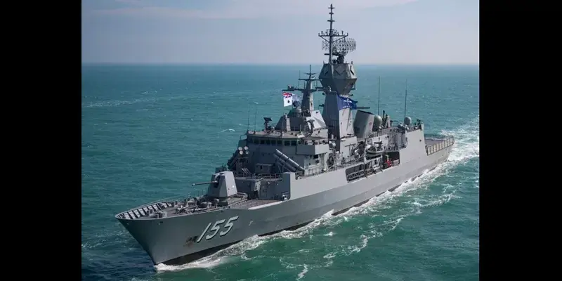 Tiba Di Bali, Kapal HMAS Ballarat Milik Australia Akan Langsung Lakukan Pencarian KRI Nanggala-402