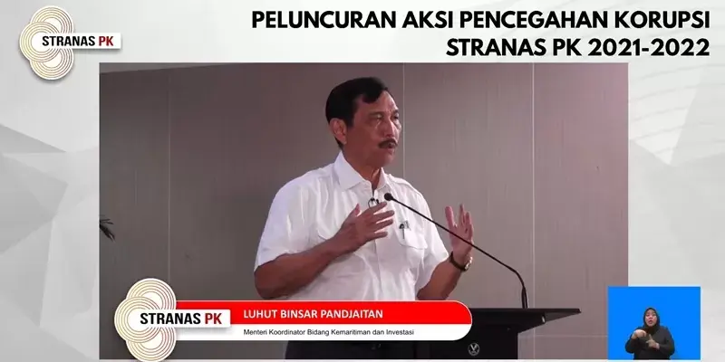 Menko Luhut: Maaf, OTT KPK Sekarang Sudah Tidak Bikin Kapok
