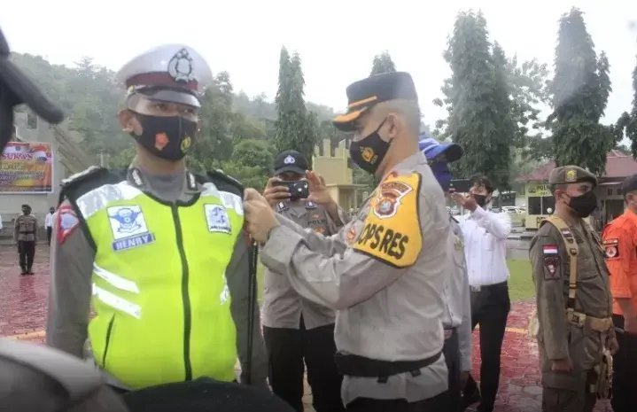 Antisipasi Mudik, Polres Buton Siagakan 208 Personil dan Dirikan Lima Titik Pos Sekat