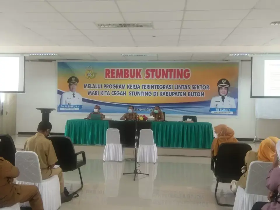 Pemkab Buton Berembuk Bahas Stunting