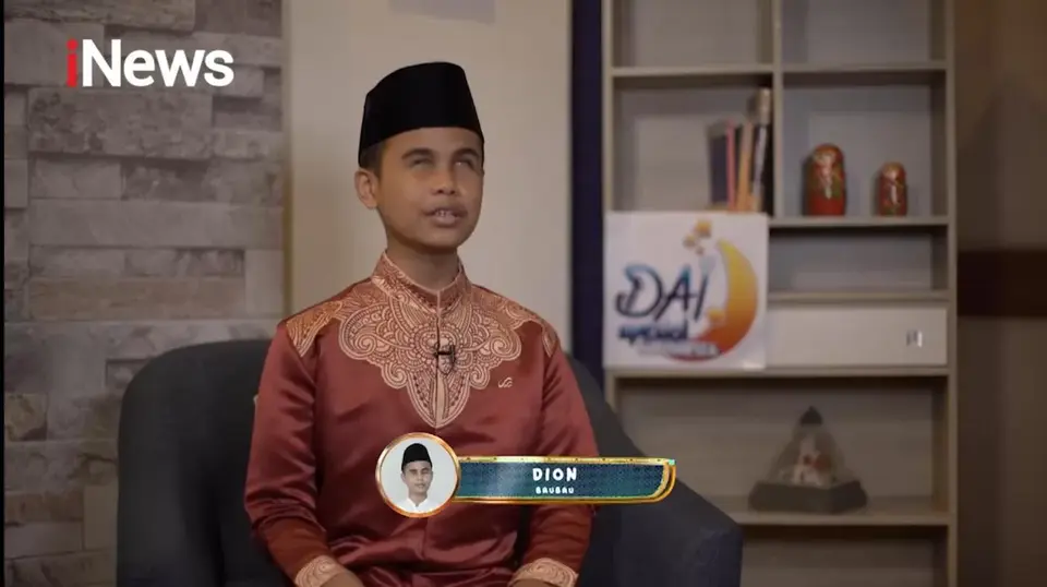 Dion, Remaja Asal Baubau Lolos Grand Final Dai Spesial Indonesia