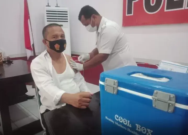 Polres Buton Kembali Vaksin Tahap II