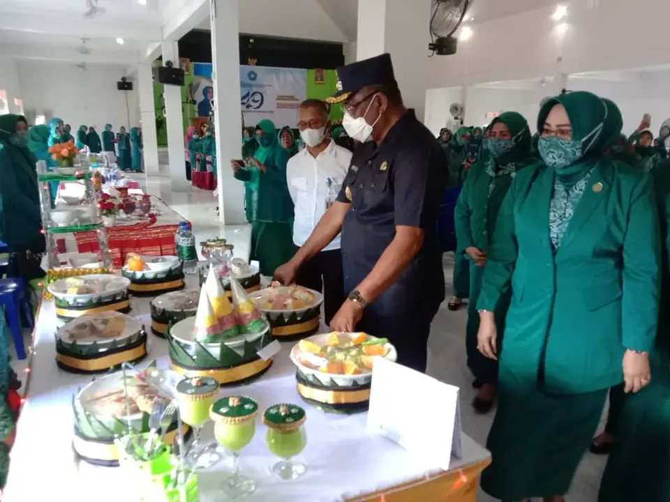 HKG PKK Buteng, Kecamatan Sangia Wambulu Juara I Lomba Menu Tradisional