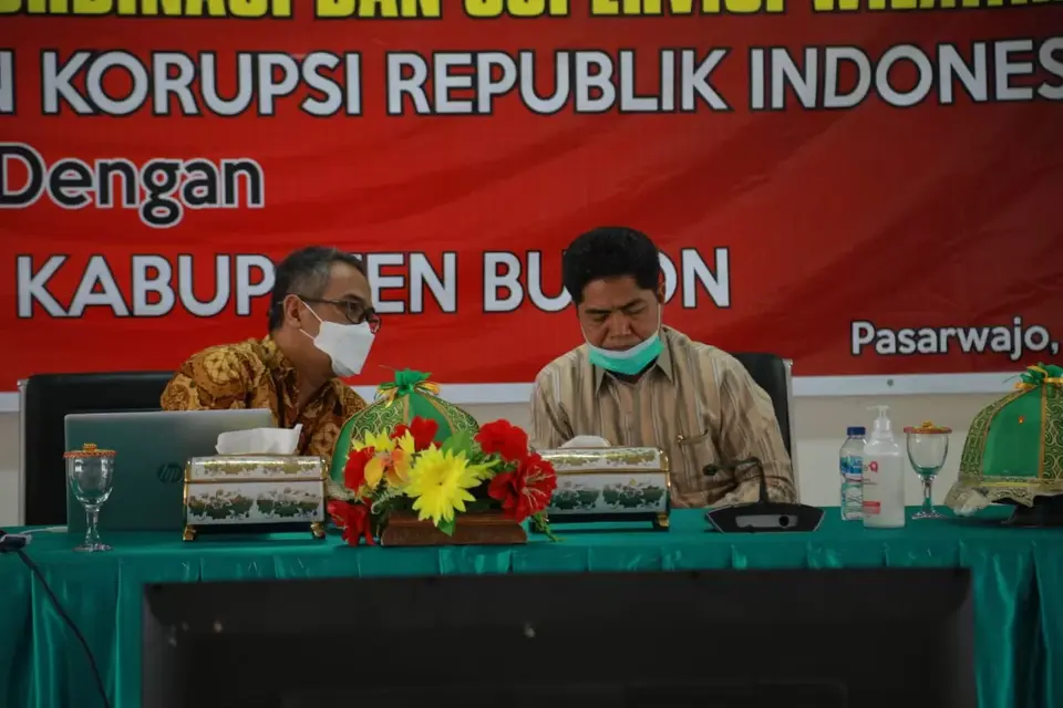 Sinergisitas Antar Lembaga, KPK Audiensi di Buton