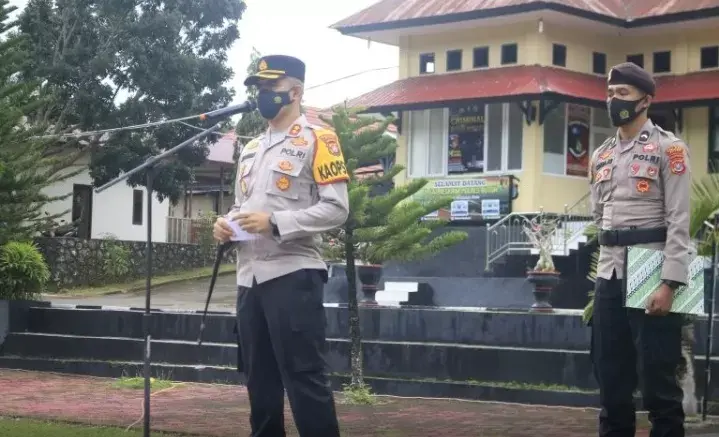 Kapolres Harap Personil Polres Buton Beri Pelayanan Terbaik Untuk Masyarakat