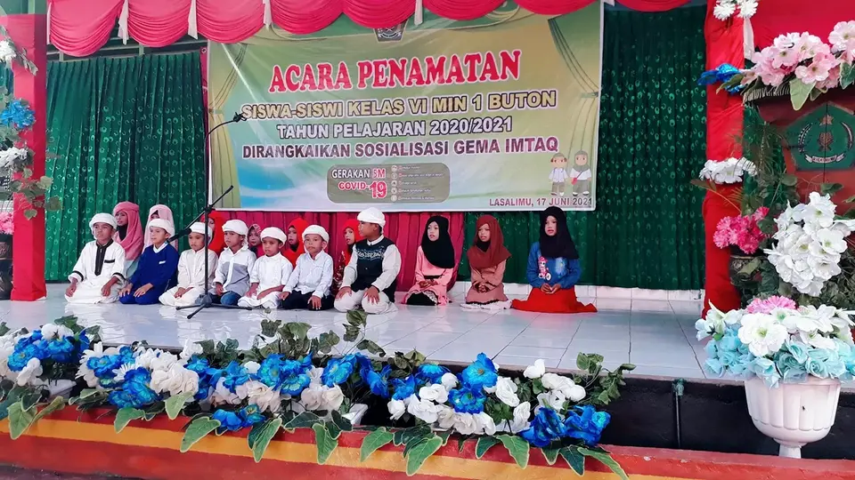 MIN 1 Buton Telurkan 35 Siswa