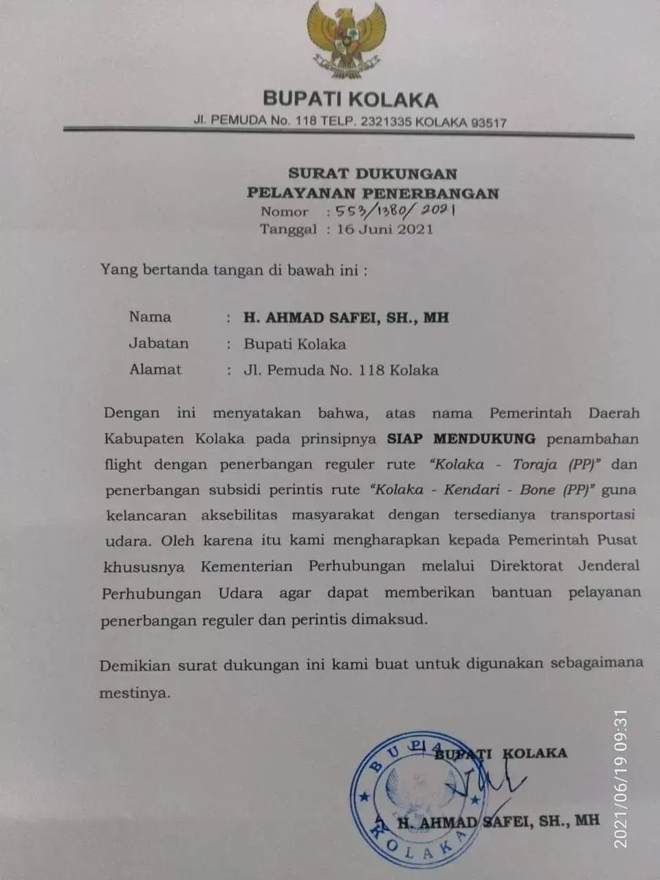 Bandara Kolaka akan Buka Flights Reguler Kolaka-Toraja dan Perintis Kolaka-Bone-Kendari