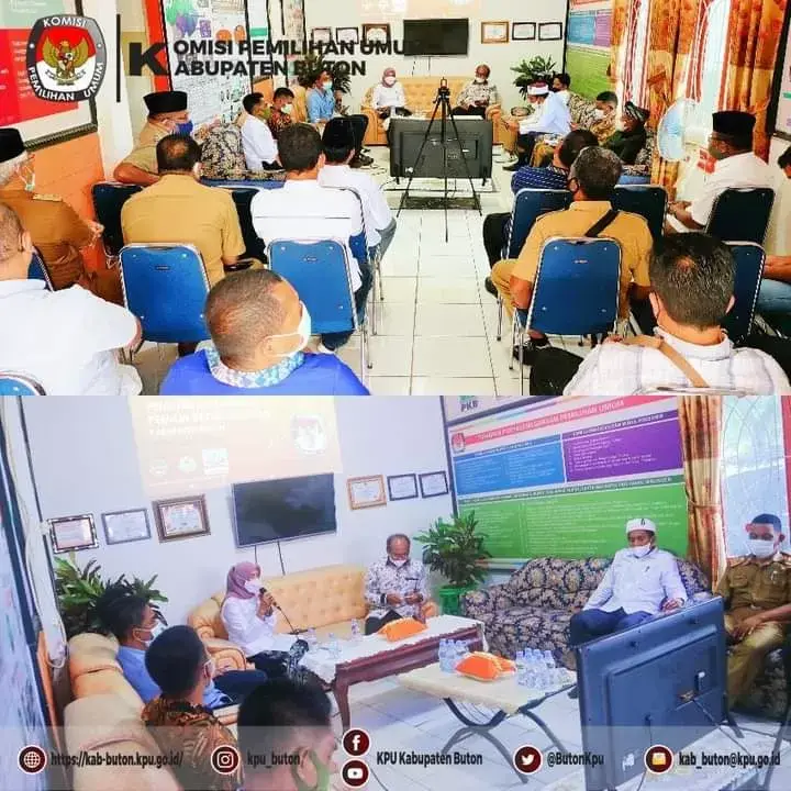 Hadiri Rakor Pemutakhiran DPB, Wabup Buton Janji Tindak Lanjut Masalah KPU