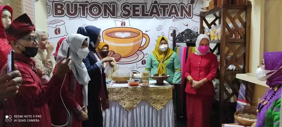 Dekranasda Busel Bawa Produk UMKM Kopi Rongi Dan Kaopiku Di Ajang Sultra Ekspo 2021