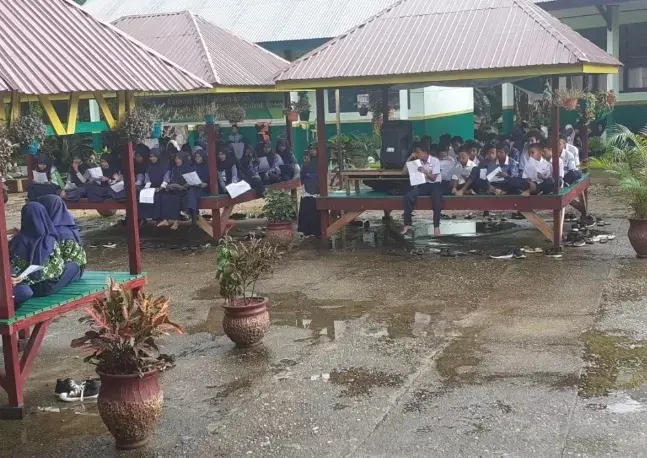 Gema Imtaq, Siswa MTs Negeri 1 Buton Baca Al- Qur'an Bersama