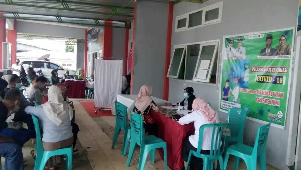 Jarum Suntik Habis, Pelayanan Vaksinasi di Muna Terhenti