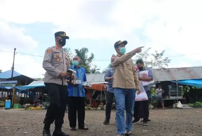 Kapolres Buton Harap Masker Bantuan Dipakai