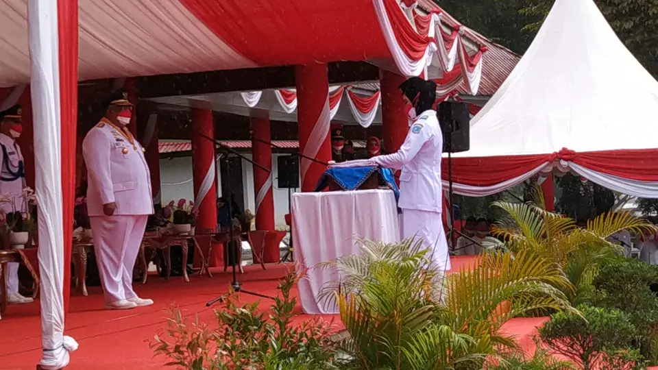 Upacara HUT RI ke-76, Ali Mazi: Mudah-mudahan Covid-19 Cepat Berlalu