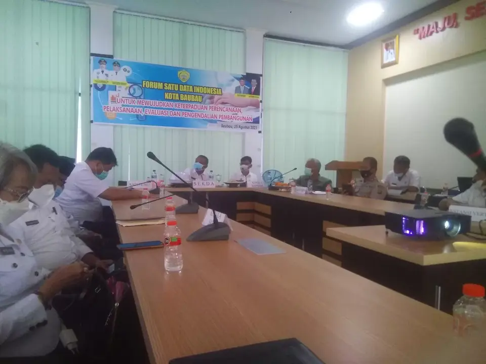 Menuju Satu Data Kota Baubau. Pemkot Gelar Forum Satu Data Indonesia