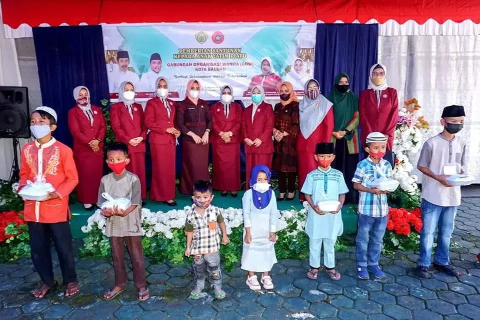 Peringati 10 Muharam, GOW Kota Baubau Santuni Anak Yatim