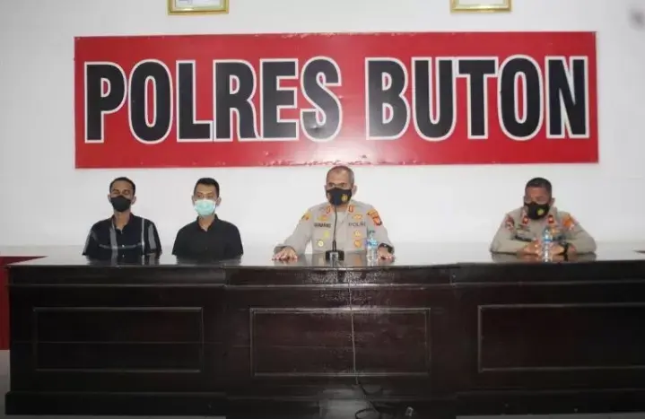 Tanggap Covid-19, Polres Buton Gandeng Kururio
