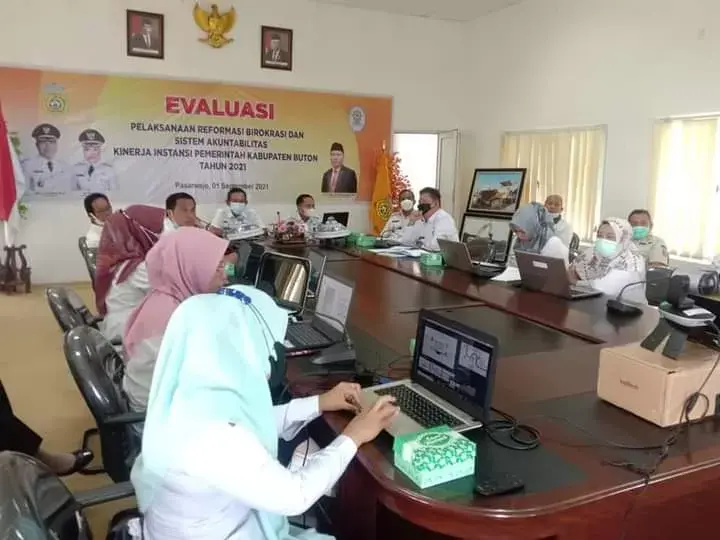 Pemkab Buton Ikuti Evaluasi SAKIP dan RB