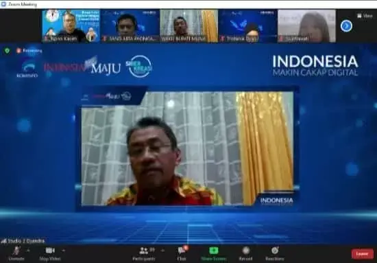 Wabup Muna Buka Kegiatan Webiner Literasi Digital Nasional
