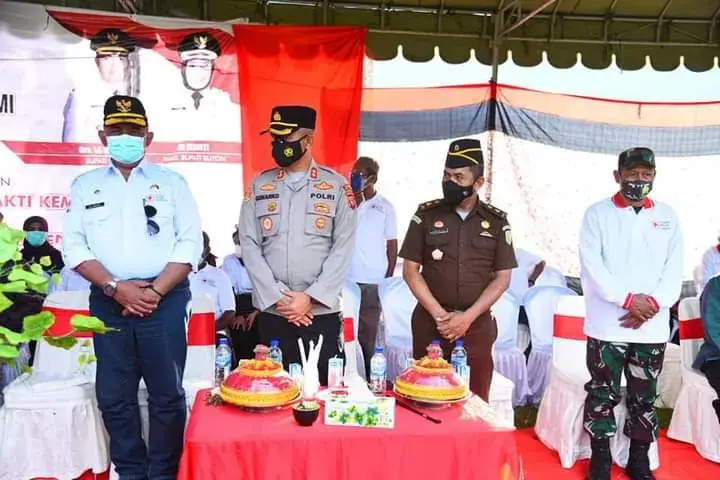 HUT ke-76, PMI Sultra Kemah Bakti Kemanusiaan di Buton