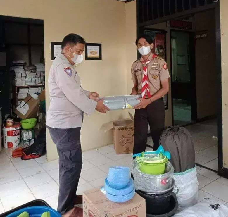 Kapolres Baubau Beri Perhatian Khusus ke Pramuka