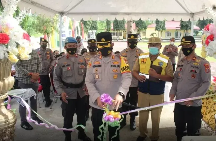 Kapolres Buton Resmikan Gedung Sipropam