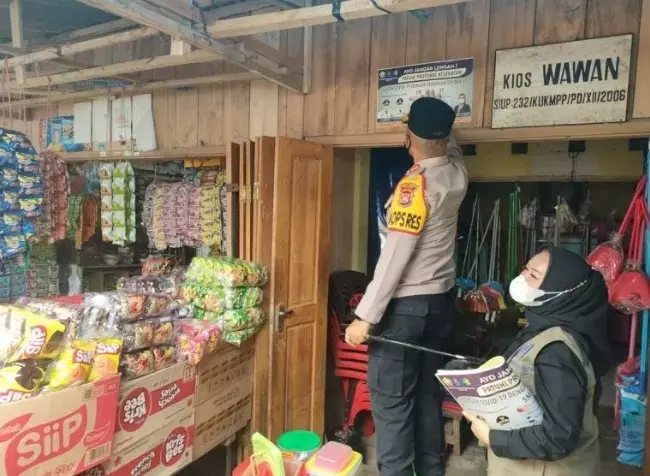 Pemkab Buton Bersama TNI-Polri Edukasi Penanganan Covid-19