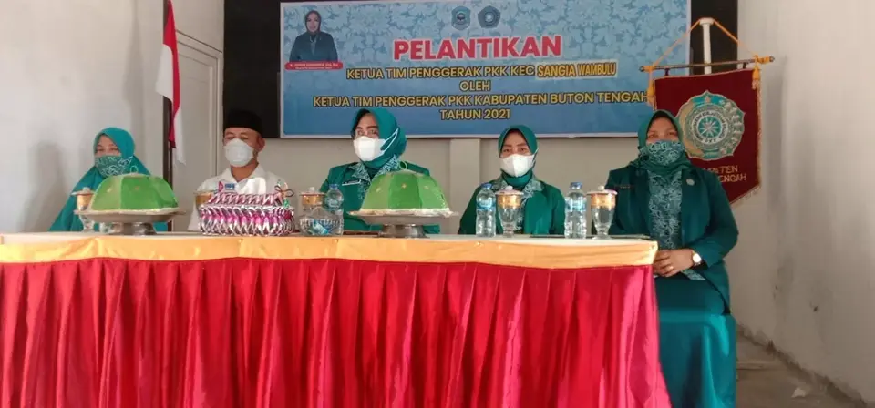 Lantik Ketua PKK Kecamatan Sangia Wambulu, Begini Pesan Jusniar Samahuddin