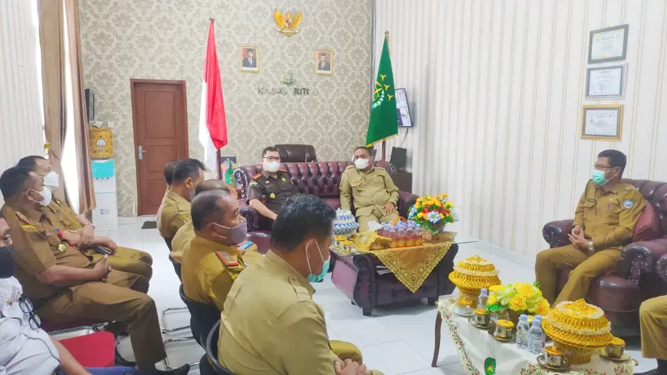 Kunjungan Balasan, Bupati Busel Sowan Ke Kejari Buton