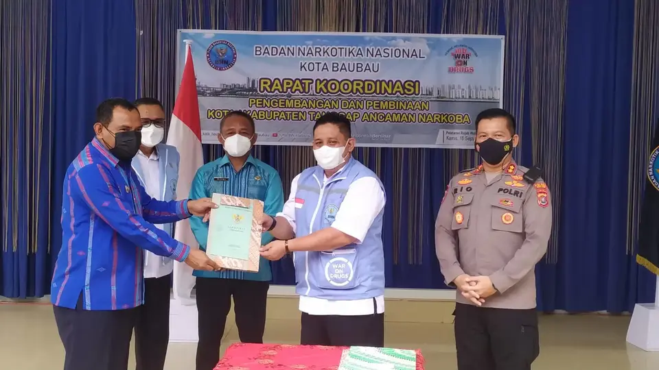 Pemkot Baubau Hibahkan Tanah Pembangunan Kantor BNN