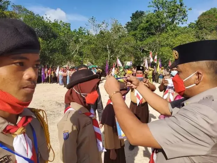 Kemah Budaya Kwarcab Busel, Bupati Arusani: Pramuka Harus Mencintai Budaya