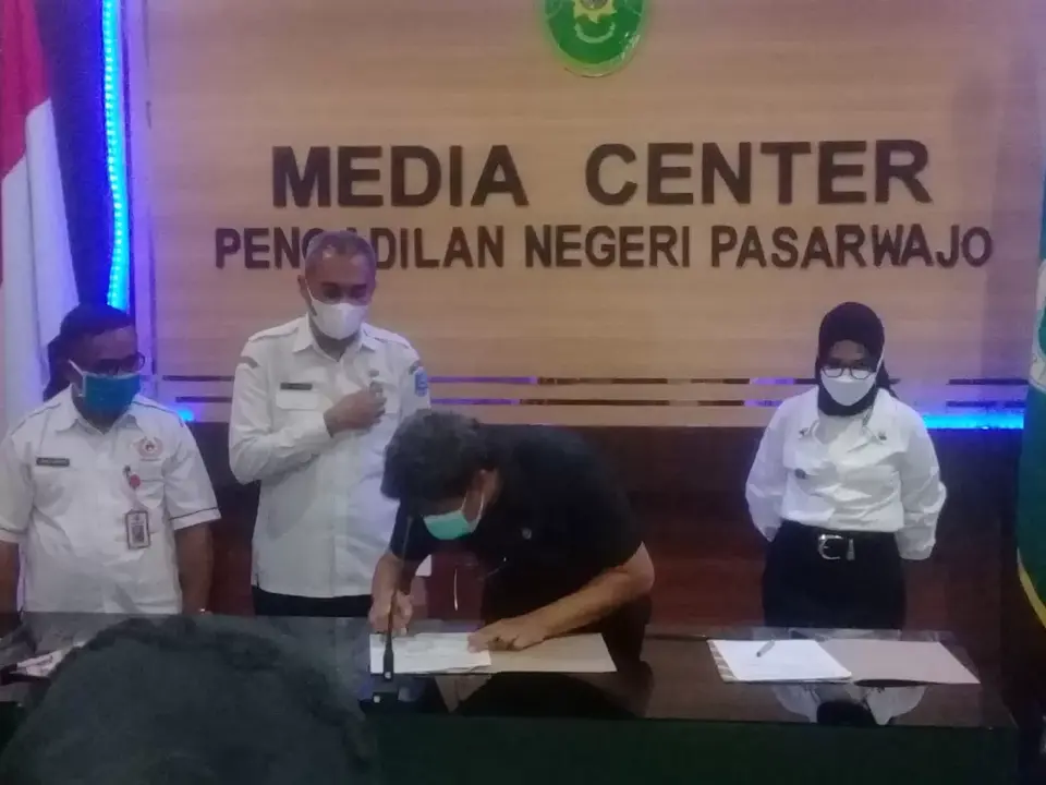 PN Pasarwajo Luncurkan e-Pandu, Asisten III Pemkab Busel: Sangat Memudahkan