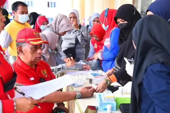 Dinkes Buton Tes Kebugaran ASN