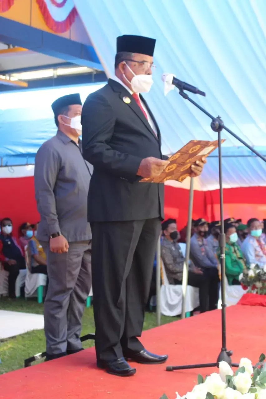 Bupati Achmad Lamani Pimpin Upacara HSP ke-93 di Mubar