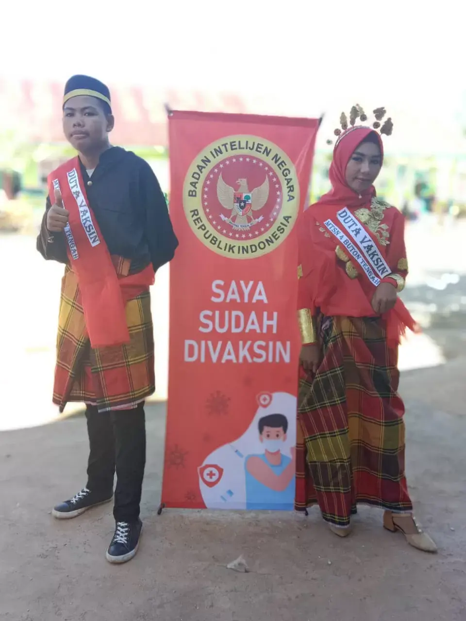 Vaksin Massal HSP, BIN Sultra Sasar Sekolah dan Desa di Buteng