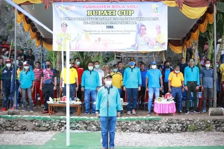 La Bakry Buka Turnamen Voli Bupati Cup