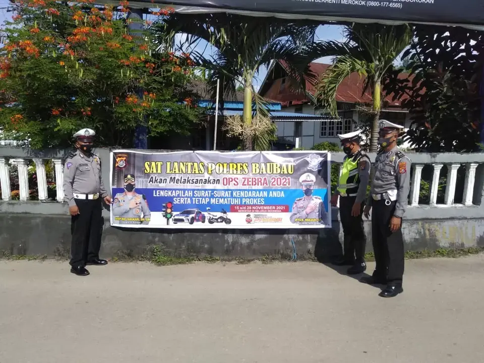 Satlantas Polres Baubau Bakal Gelar Operasi Zebra 15-28 November