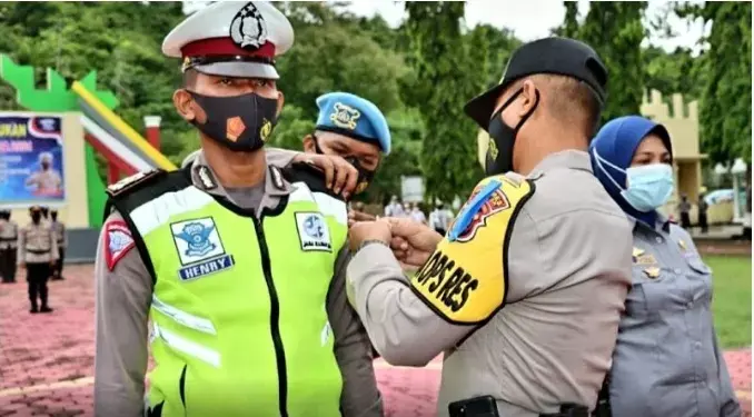 Polres Buton Gelar Apel Operasi Zebra Anoa