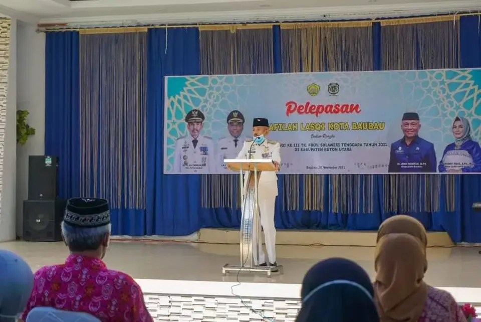 Wali Kota Baubau Harap Kontingen Lasqi Ukir Prestasi di Butur