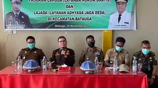 Kejaksaan Buton Penyuluhan Hukum dan Sosialisasi Program Unggulan