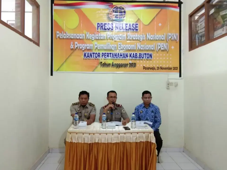 2021, BPN Buton Bagikan 5.460 Sertifikat Tanah