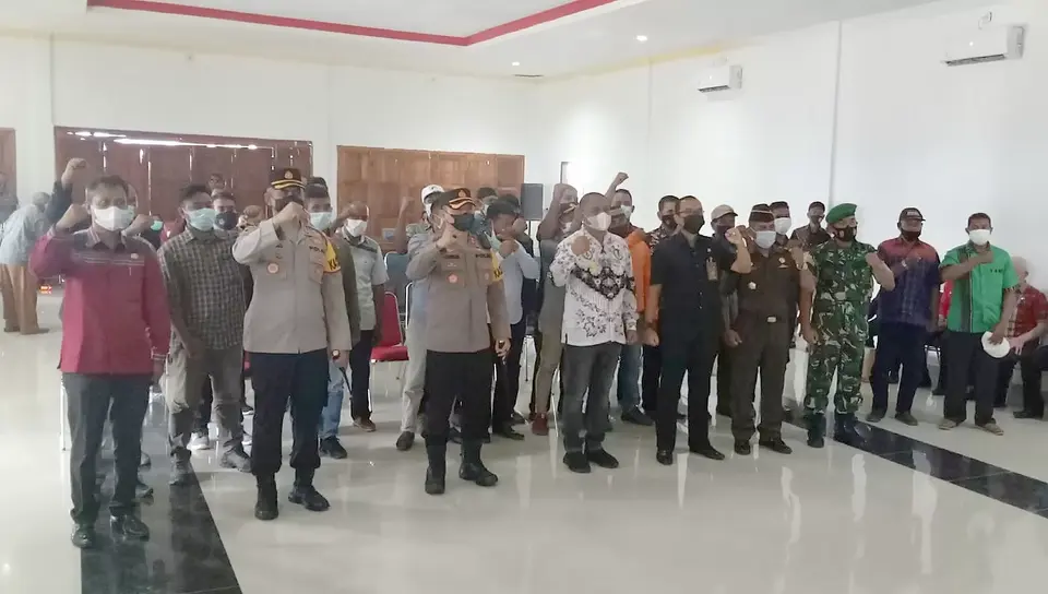 Deklarasi Damai, Ingat Pilkades Serentak 2021 Tiga Hari Lagi