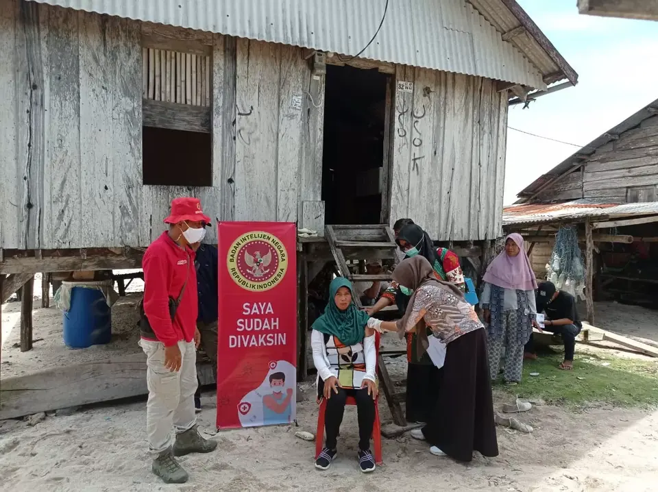 Empat Hari Gelar Vaksinasi, BIN Sultra Melebihi Target Hingga 10.450 Orang