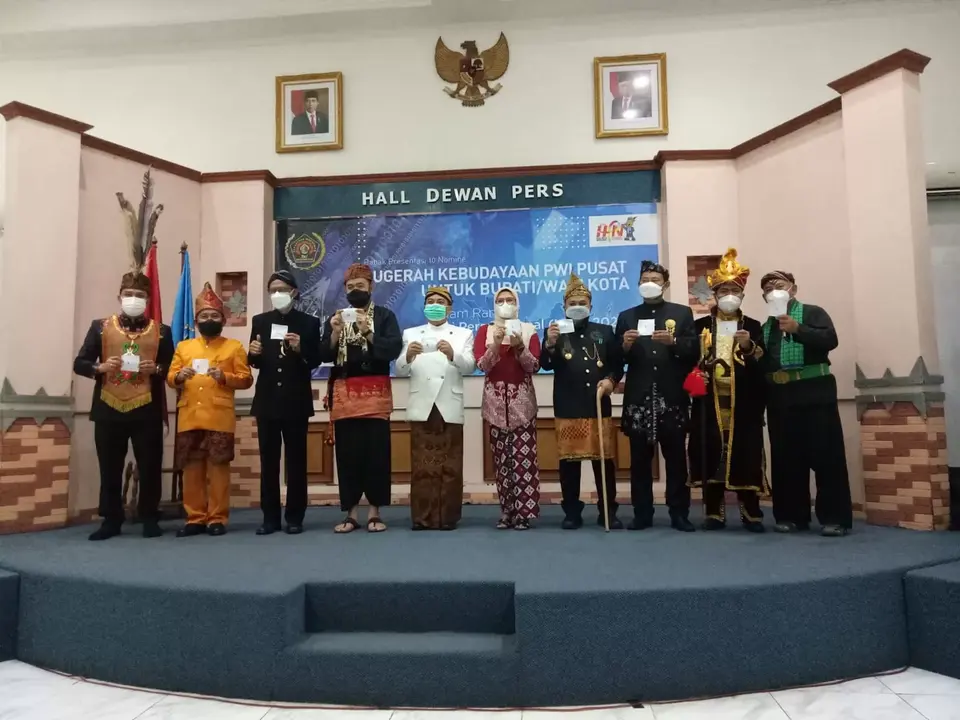 Presentasi Anugerah Kebudayaan PWI untuk Bupati Wali Kota, La Bakry Dapat Undian Nomor Sembilan
