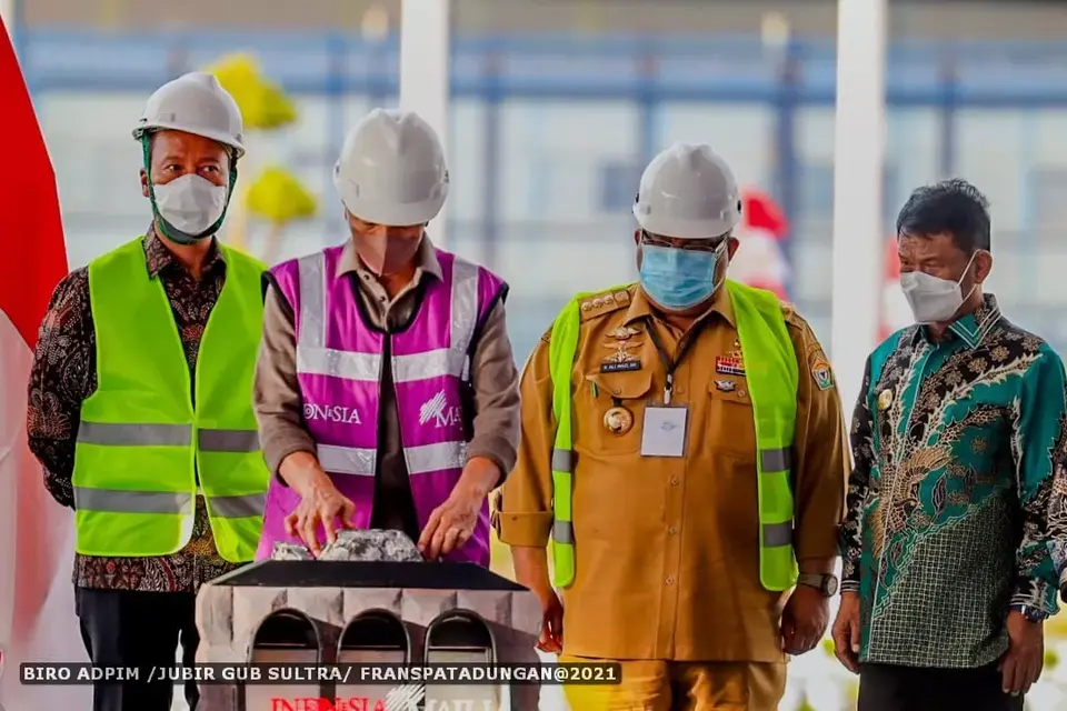 Presiden RI Kunjungi Sultra Resmikan Smelter PT. GNI