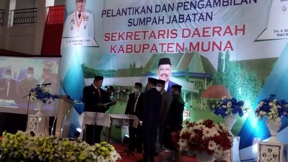 Bupati Minta Eddy Uga Solidkan Kembali Birokrasi di Muna