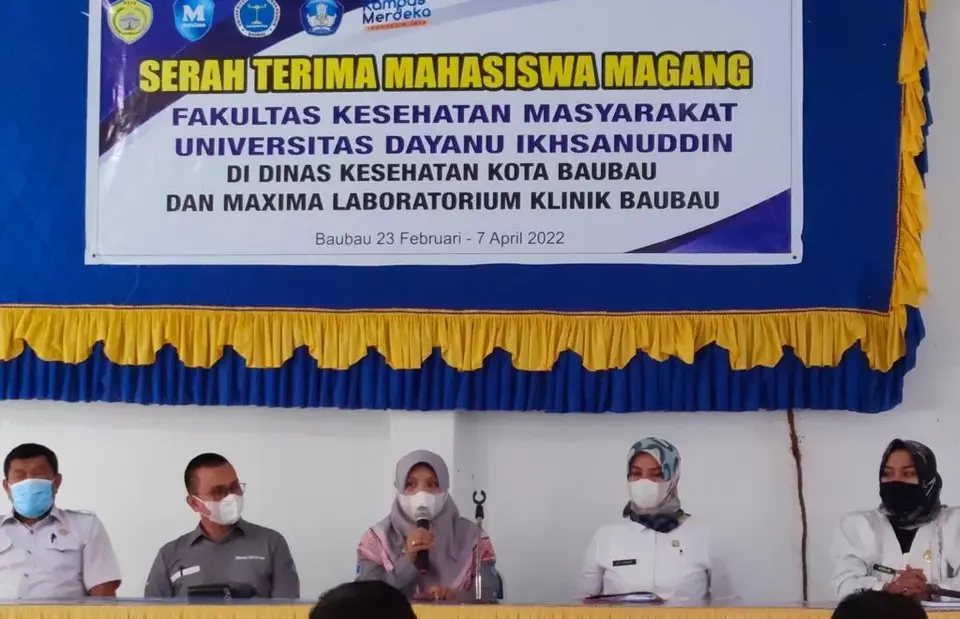 41 Mahasiswa FKM Unidayan Ikut Program Magang di Lab Maxima dan Dinkes Kota Baubau