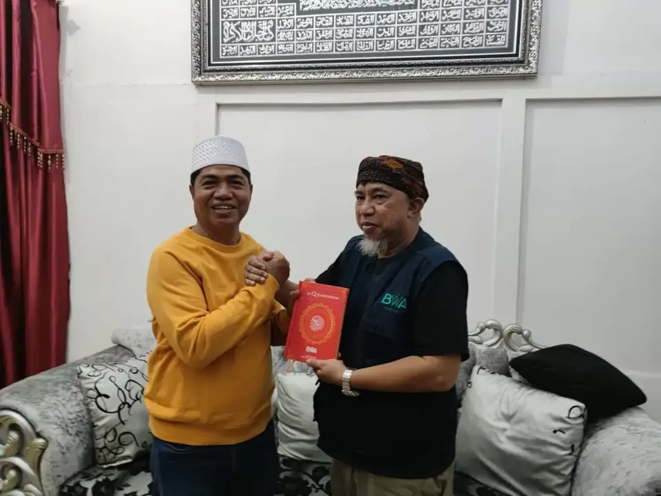 Keciprat Ribuan Mushaf Al-Qur'an. La Bakry: Terima Kasih BWA